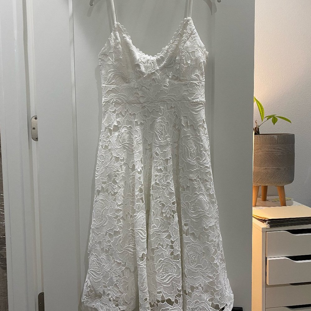 White Lace Lulu's Dress